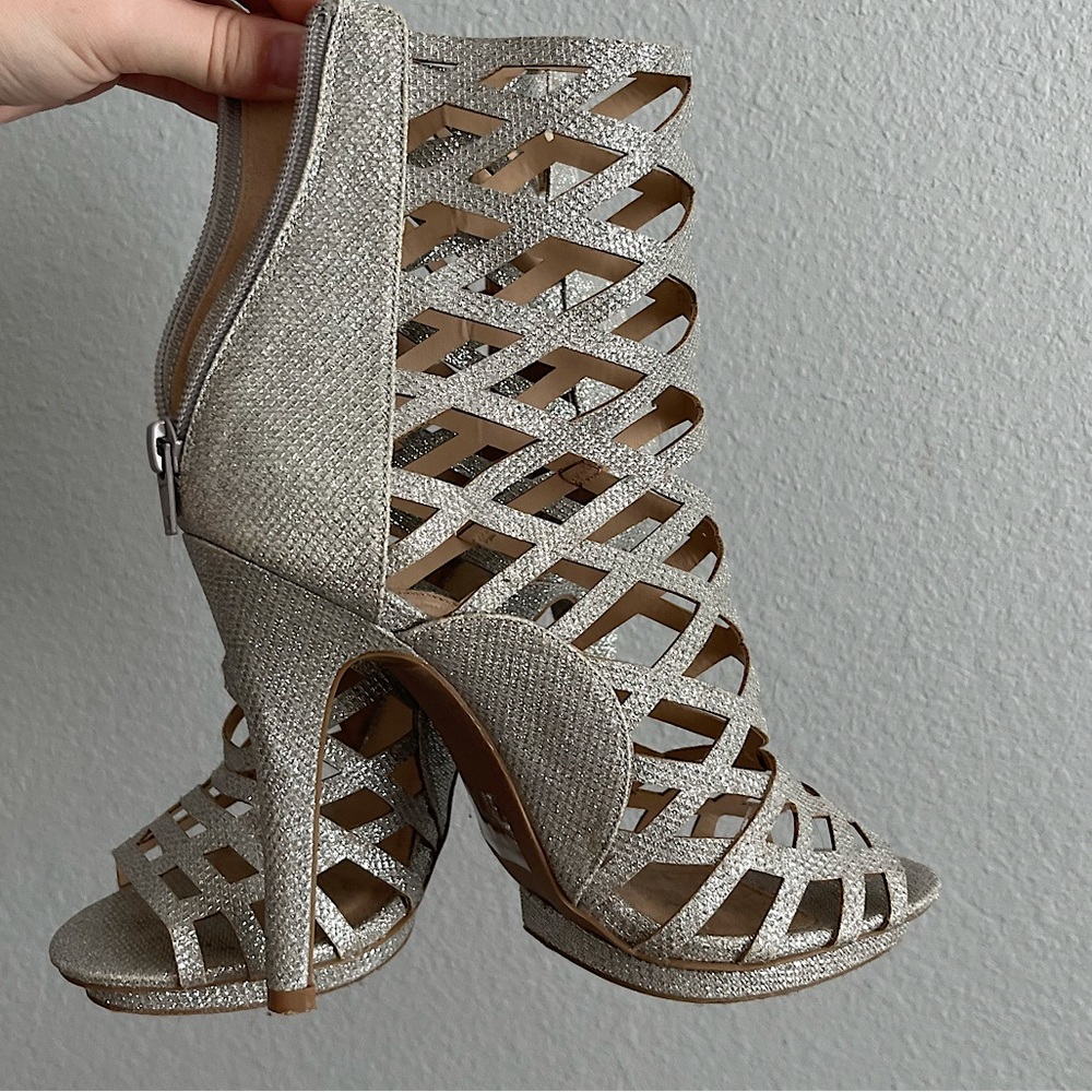 Windsor heels, bedazzled, prom shoes